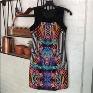 *NWT* Ark & Co Black Printed Dress